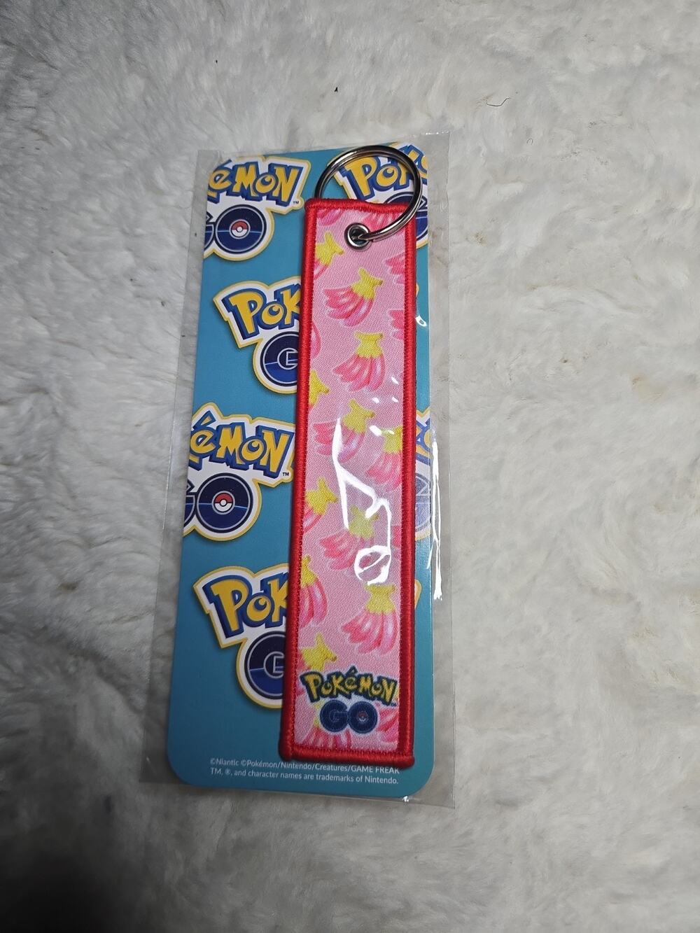 Pokémon Go Fest Chicago 2026 Nanab Berry Keychain Luggage Tag NEW Sealed